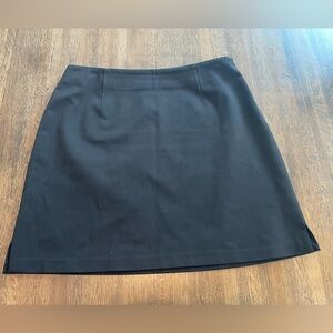 The Limited Stretch Black Skirt Classic Preppy Mini Skirt - Size 10